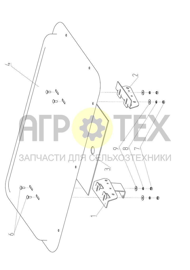 Чертеж Крышка (МРУ-1.19.410)